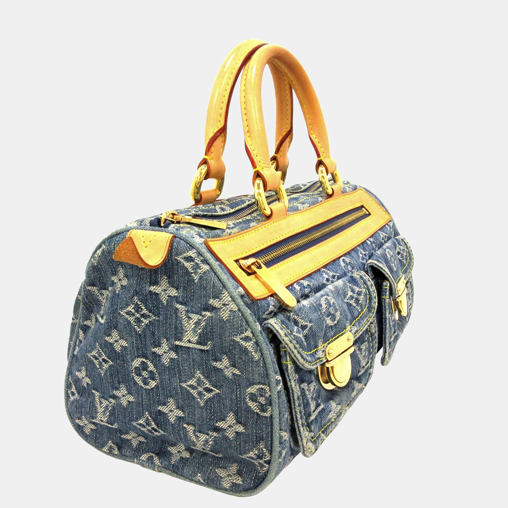 

Louis Vuitton Blue Monogram Denim Neo Speedy