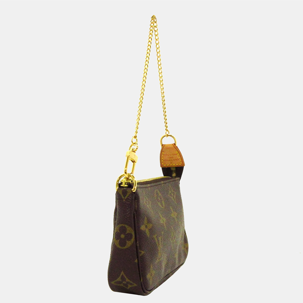 

Louis Vuitton Brown Monogram Mini Pochette Accessoires
