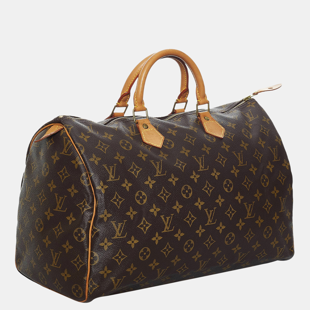 

Louis Vuitton Brown Monogram Speedy 40