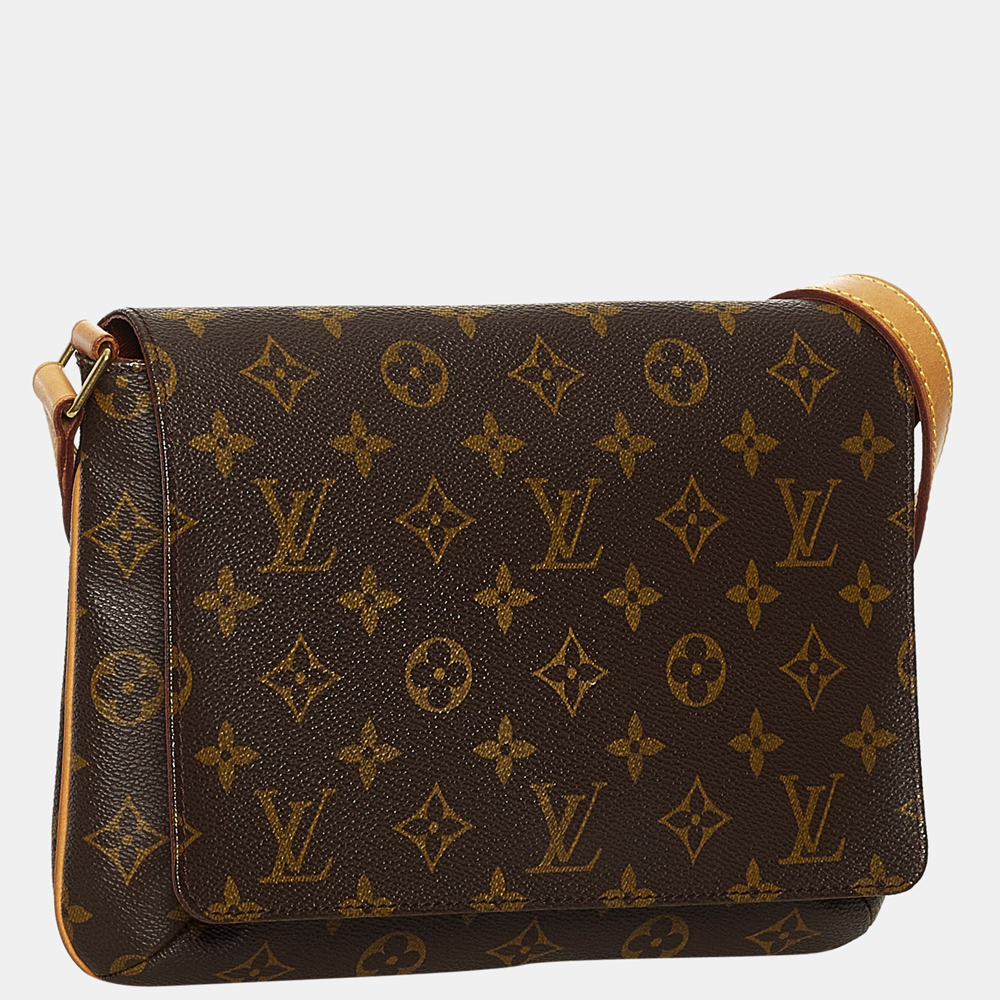 

Louis Vuitton Brown Monogram Musette Tango Long Strap