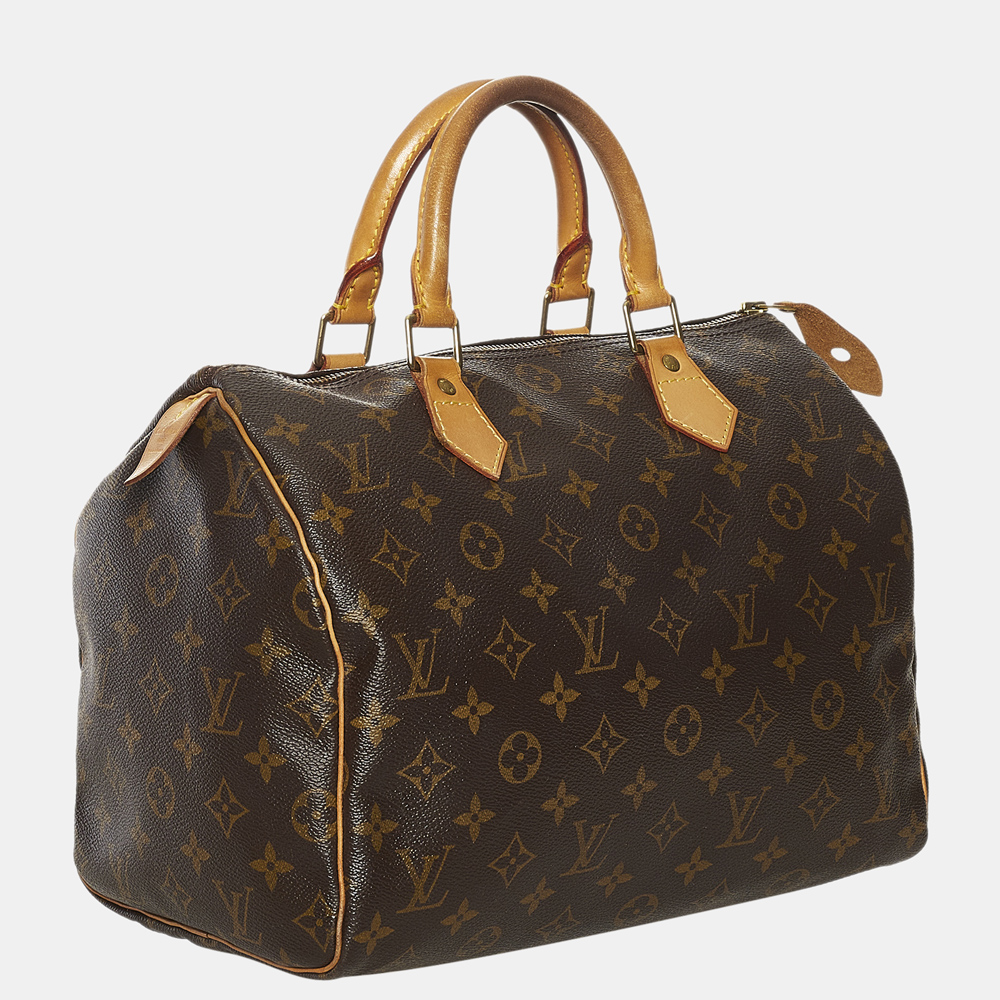 

Louis Vuitton Brown Monogram Speedy 30