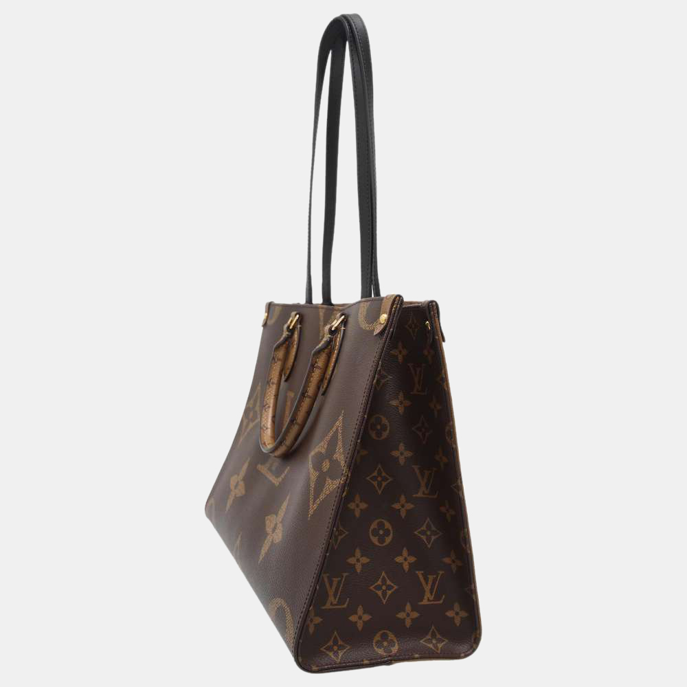 

Louis Vuitton Brown Monogram Canvas Reverse Giant OnTheGo MM Tote Bag