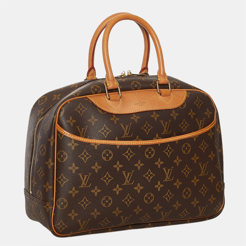 

Louis Vuitton Brown Monogram Deauville Bag