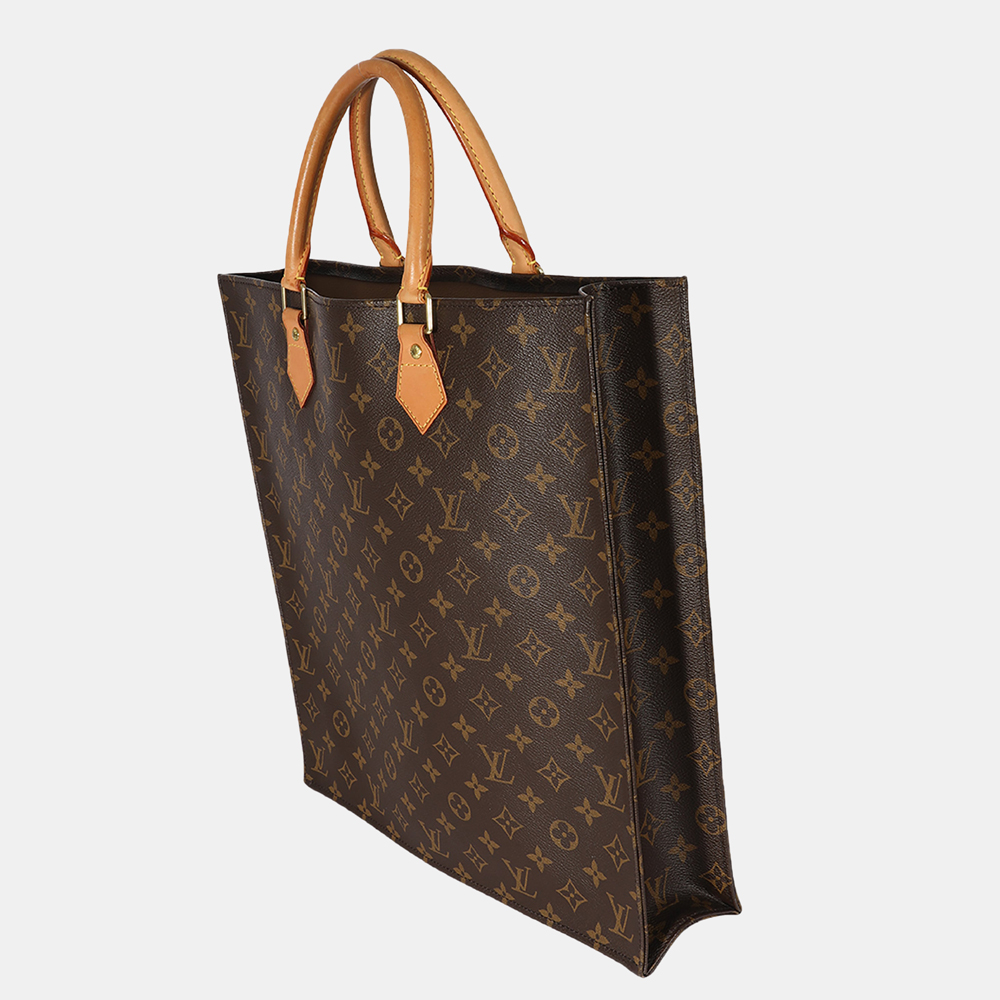 

Louis Vuitton Brown Monogram Canvas Sac Plat 2010 Tote Bag