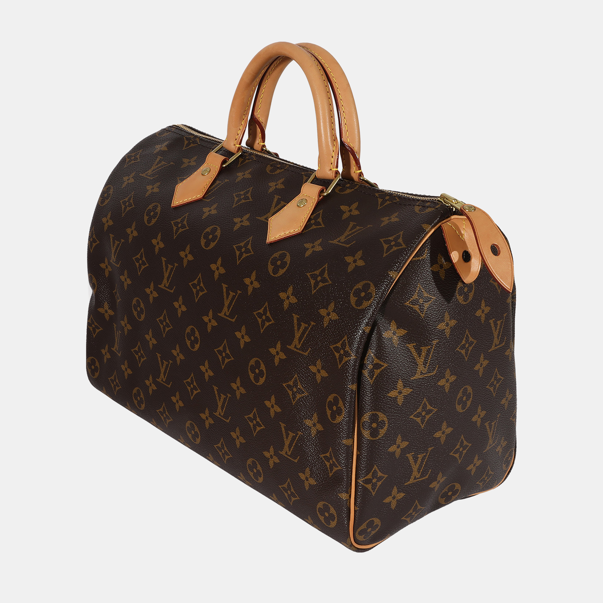 

Louis Vuitton Monogram Canvas Speedy 35, Brown