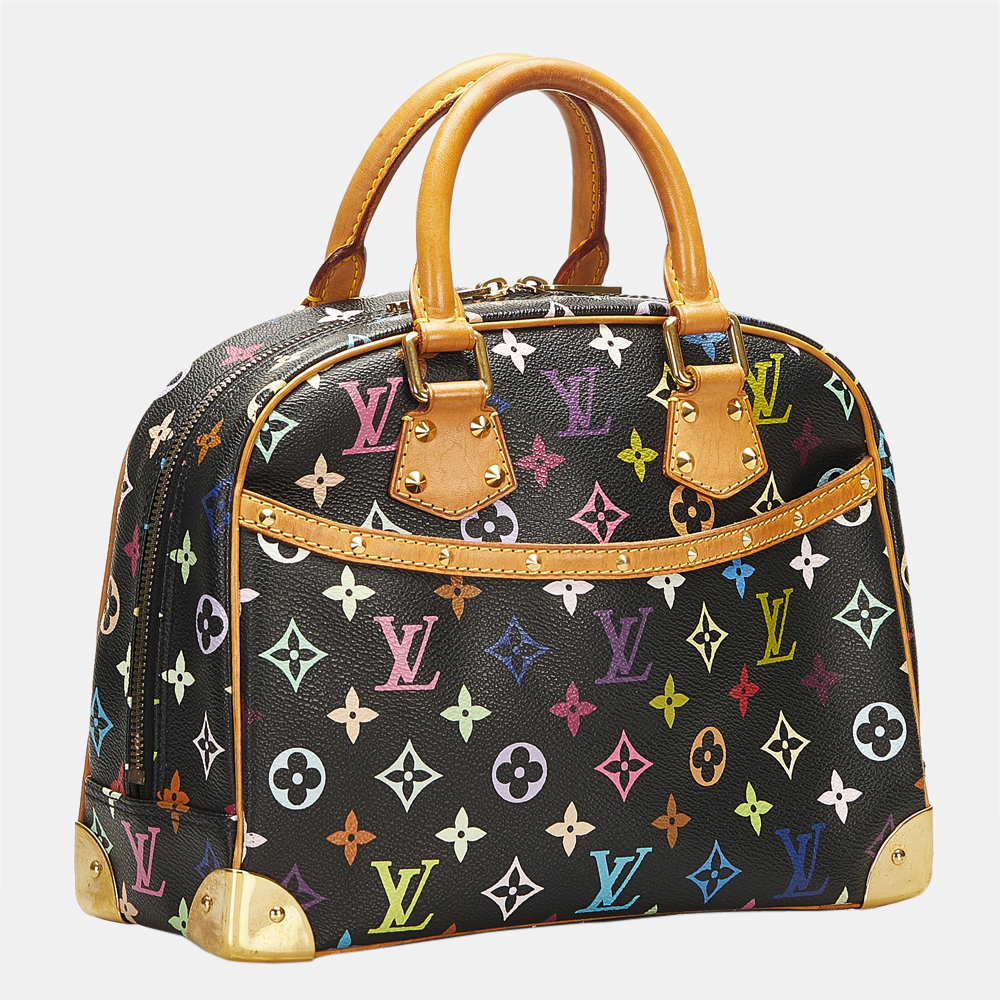 

Louis Vuitton Black Monogram Multicolore Trouville