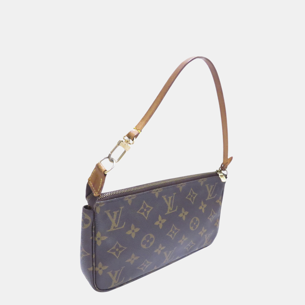 

Louis Vuitton Brown Monogram Pochette Accessoires
