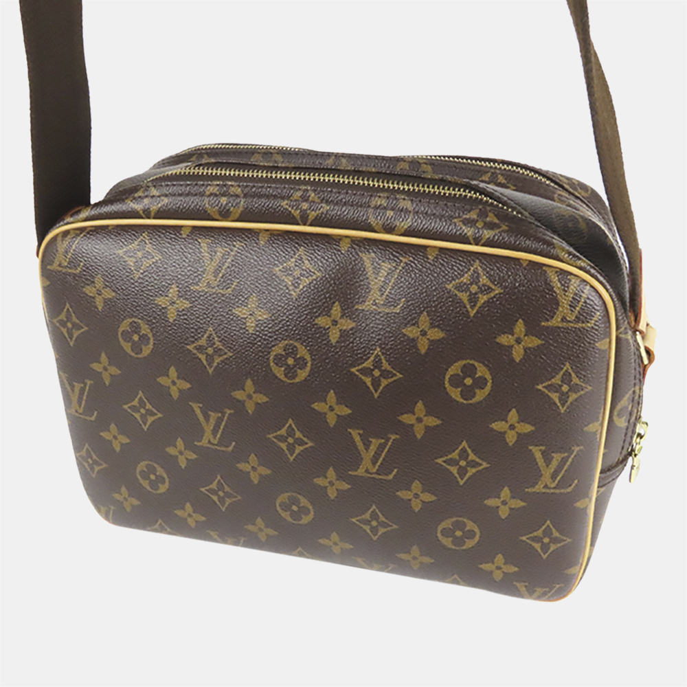 

Louis Vuitton Brown Monogram Reporter PM