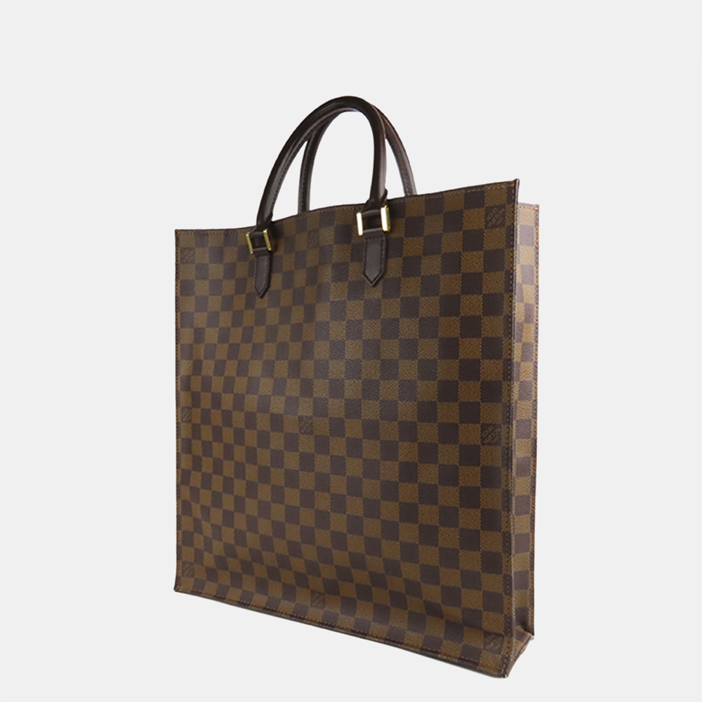 

Louis Vuitton Brown Damier Ebene Sac Plat