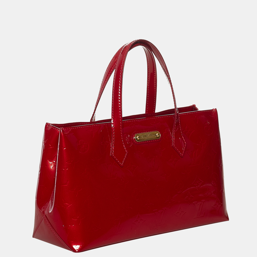 

Louis Vuitton Red Vernis Wilshire PM