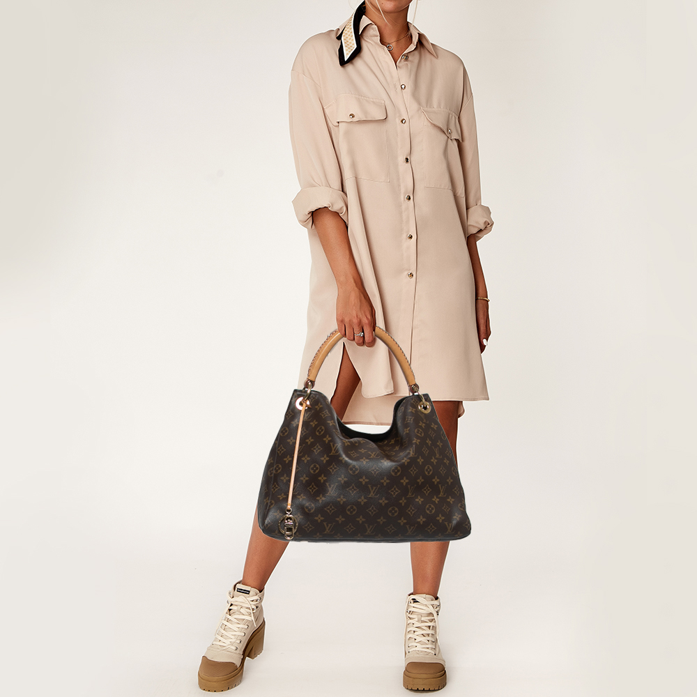 

Louis Vuitton Monogram Canvas Artsy MM Bag, Brown