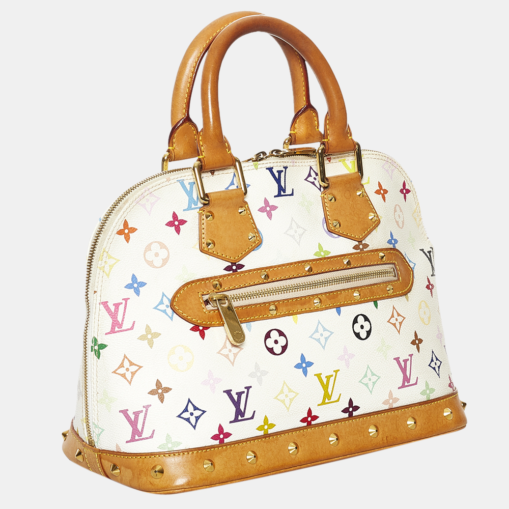 

Louis Vuitton Multicolor/White Monogram Multicolore Alma PM