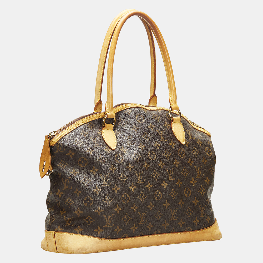 

Louis Vuitton Brown Monogram Lockit Horizontal