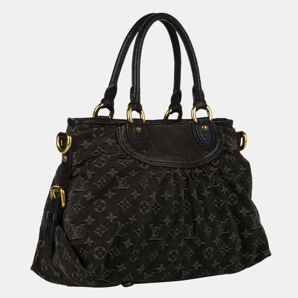 

Loui Vuitton Black Monogram Denim Neo Cabby MM