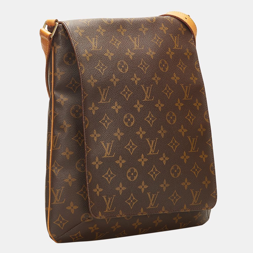

Louis Vuitton Brown Monogram GM Musette Salsa Long Strap