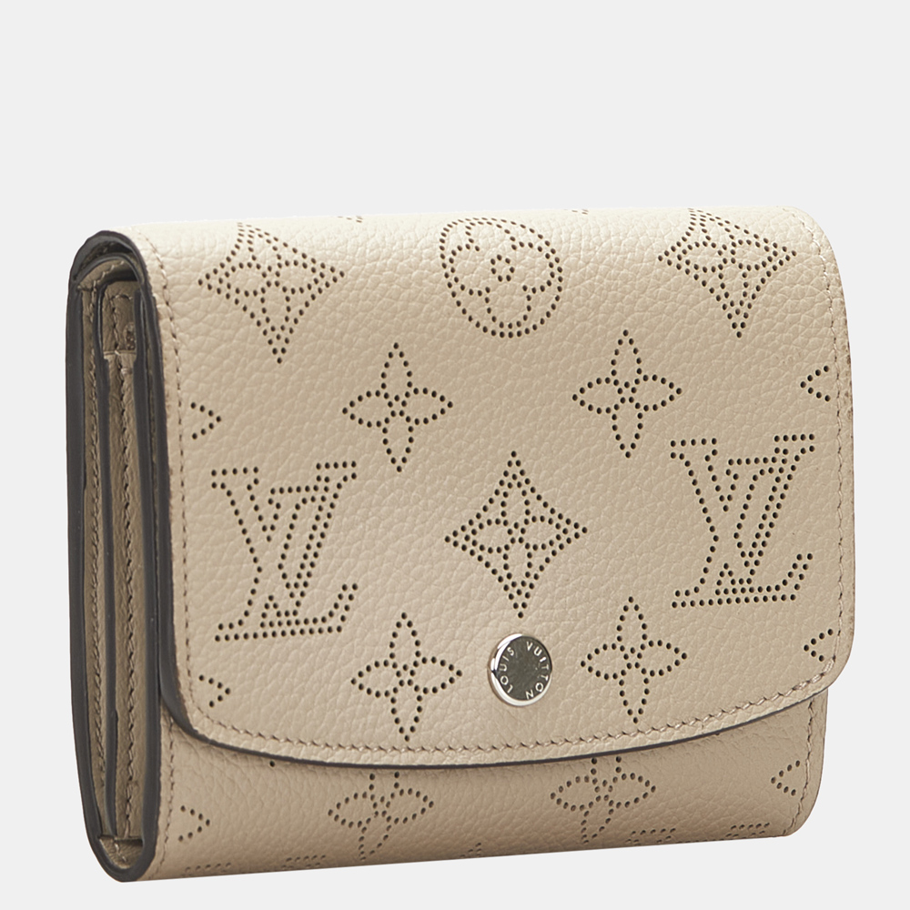 

Louis Vuitton Brown Monogram Mahina Iris Compact Wallet