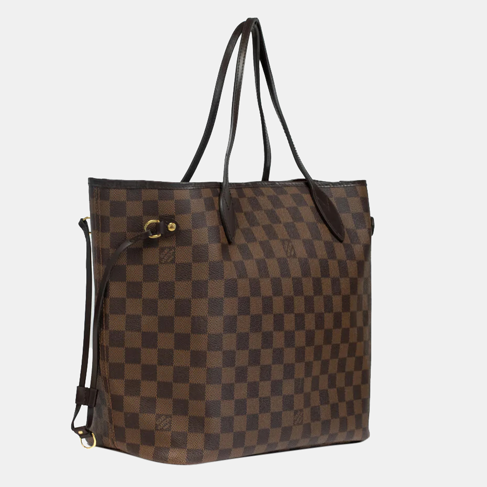 

Louis Vuitton Brown Damier Ebene Canvas Neverfull MM Tote Bag