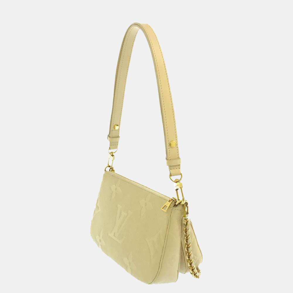 

Louis Vuitton Cream Monogram Empreinte Leather Multi-pochette Accessories Shoulder Bag