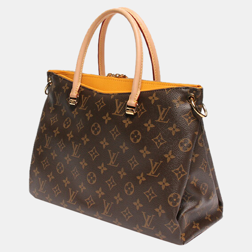 

Louis Vuitton Brown Monogram Canvas Pallas Tote Bag