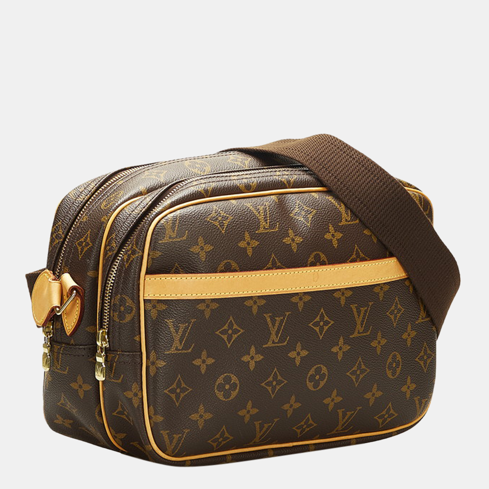 

Louis Vuitton Brown Monogram Reporter PM Bag