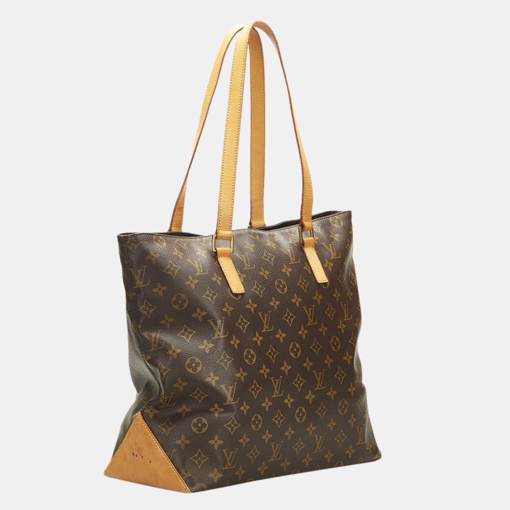 

Louis Vuitton Brown Monogram Cabas Mezzo Bag