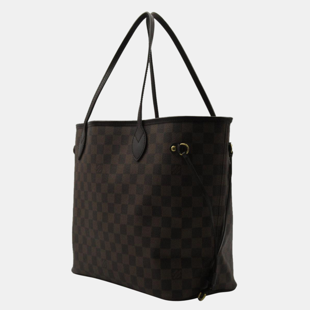 

Louis Vuitton Brown Damier Ebene Canvas Neverfull MM Tote Bag