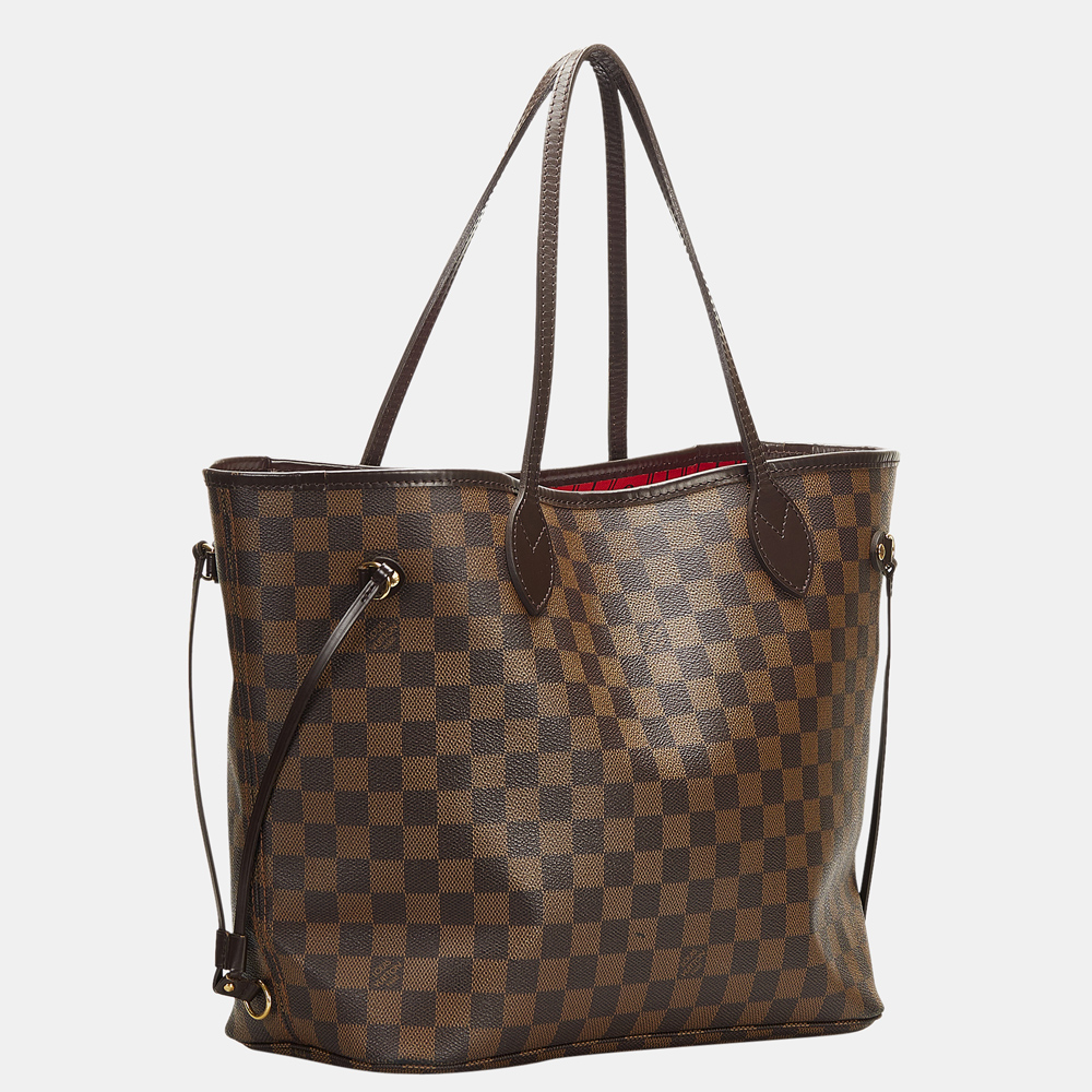 

Louis Vuitton Brown Damier Ebene Neverfull MM