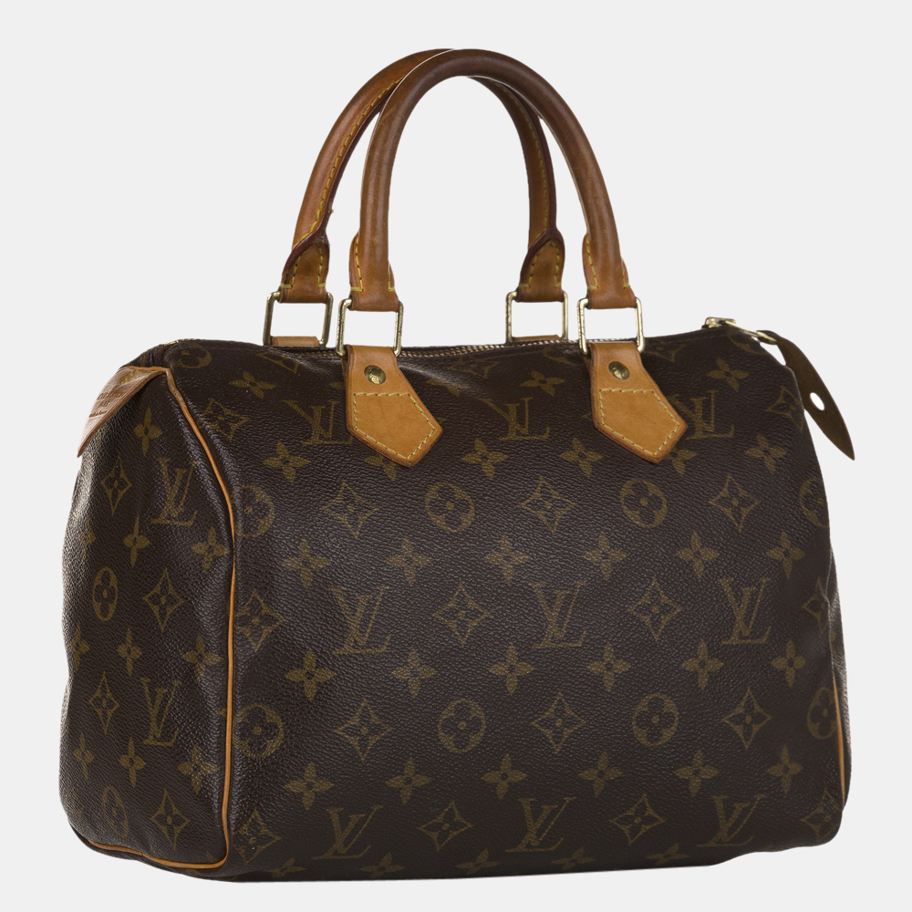 

Louis Vuitton Brown Monogram Speedy 25