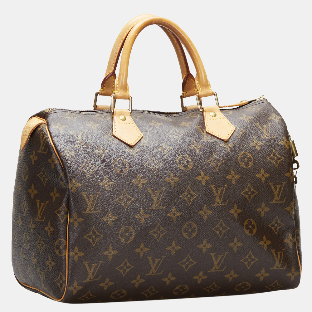 

Louis Vuitton Brown Monogram Speedy 30