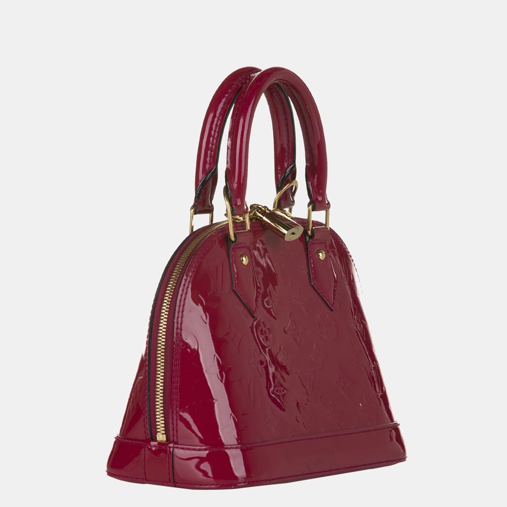 

Louis Vuitton Red Vernis Alma BB