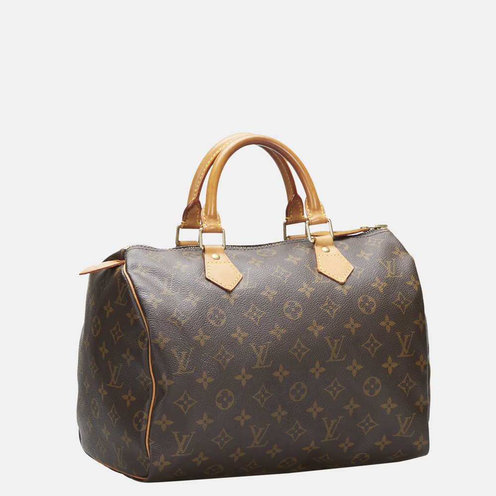 

Louis Vuitton Brown Monogram Speedy 30