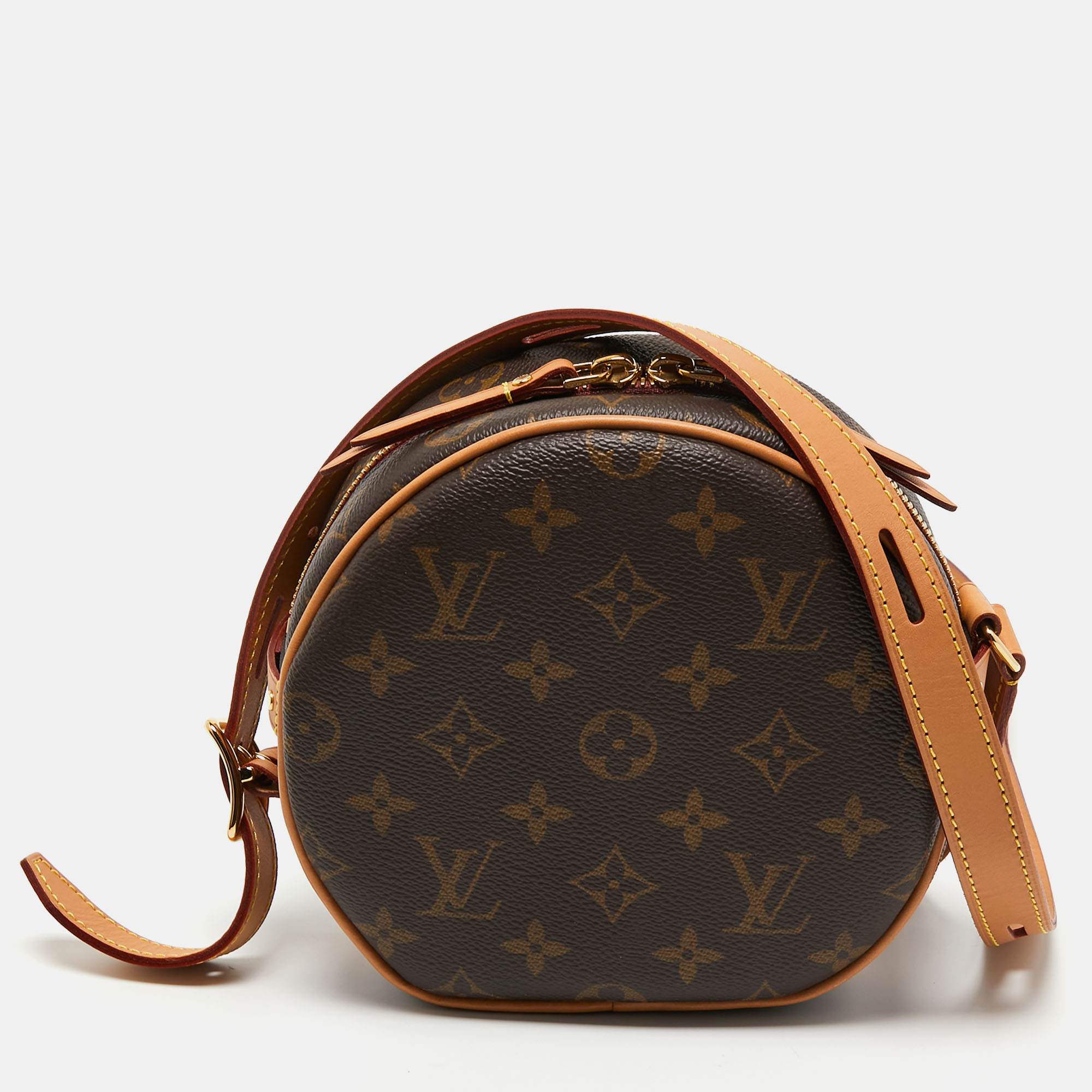 Louis Vuitton - Authenticated Petite Boîte Chapeau Handbag - Cloth Brown For Woman, Never Worn