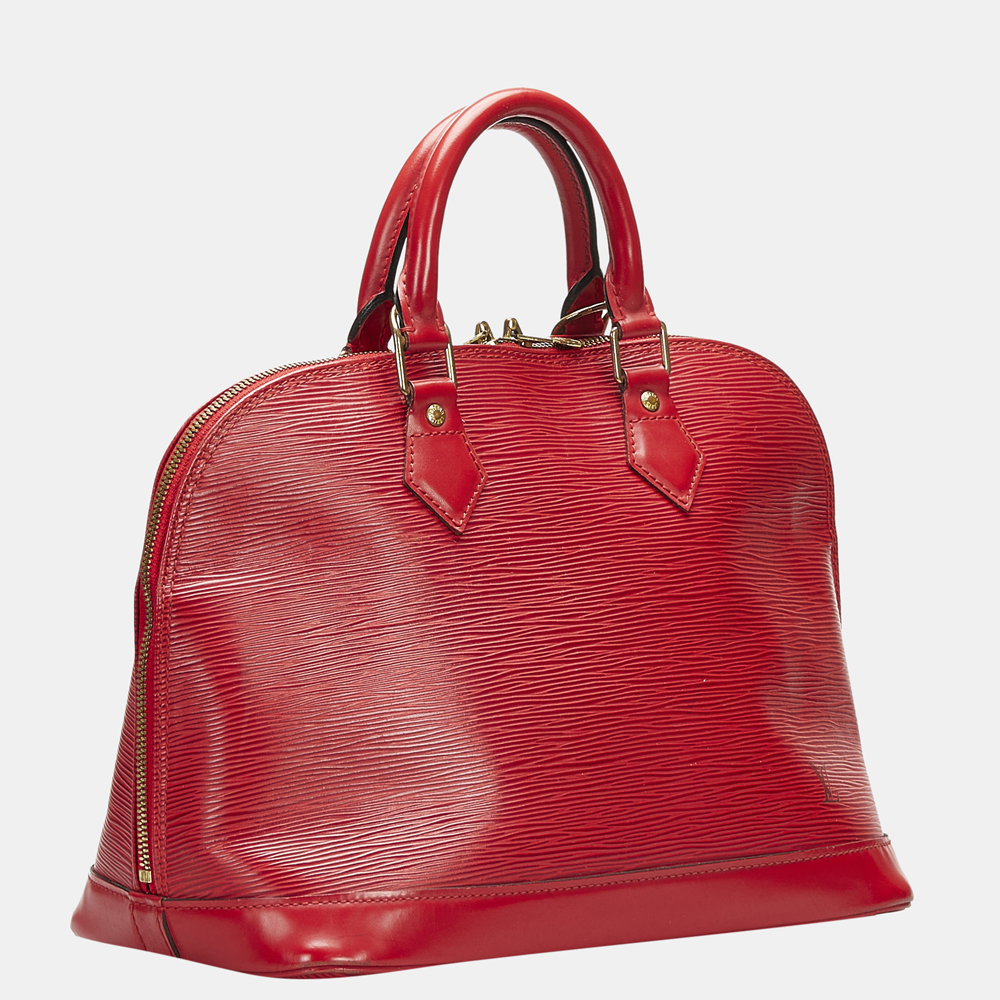 

Louis Vuitton Red Epi Alma PM