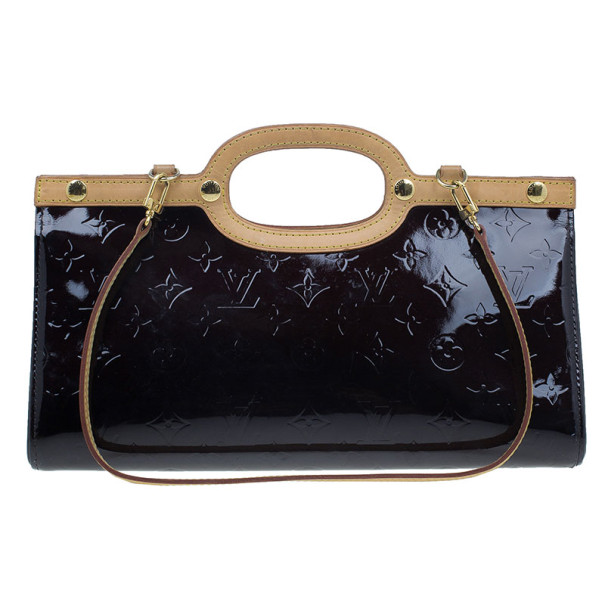 Louis Vuitton Amarante Monogram Vernis Roxbury Drive Bag