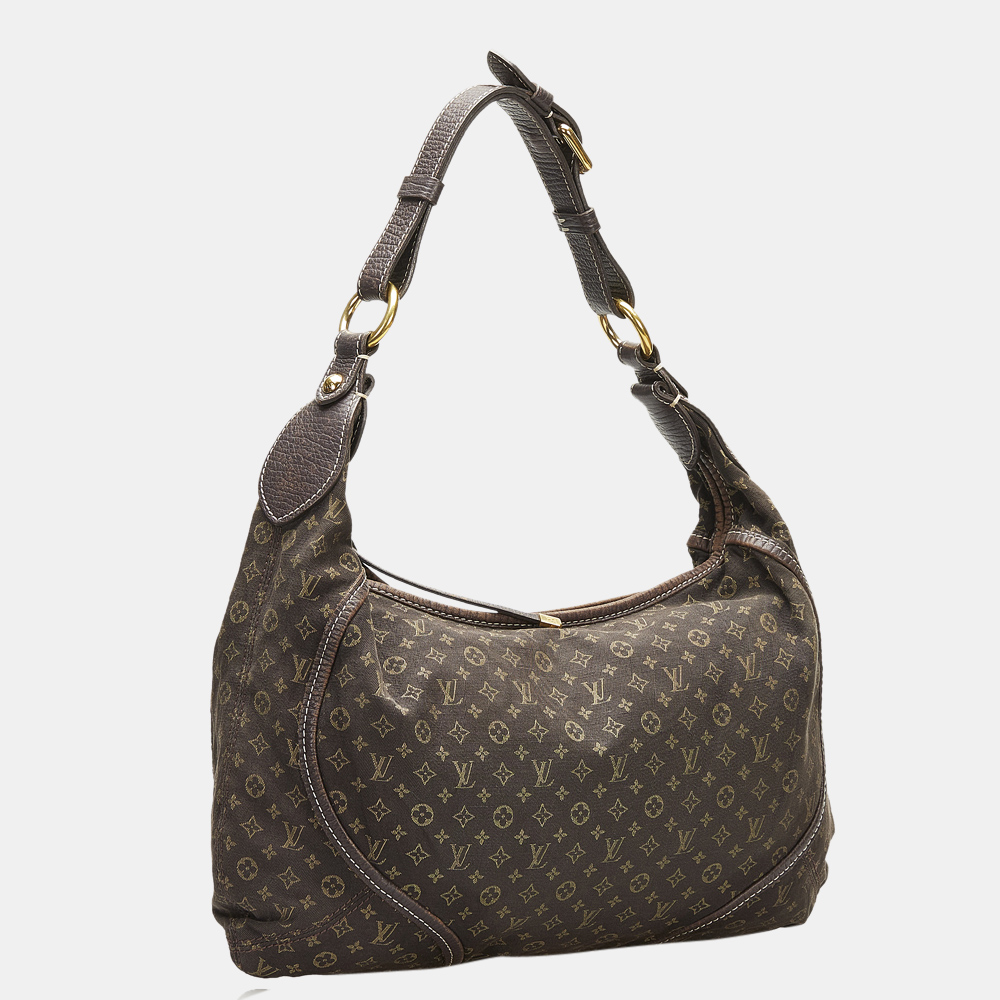 

Louis Vuitton Brown Mini Lin Manon MM