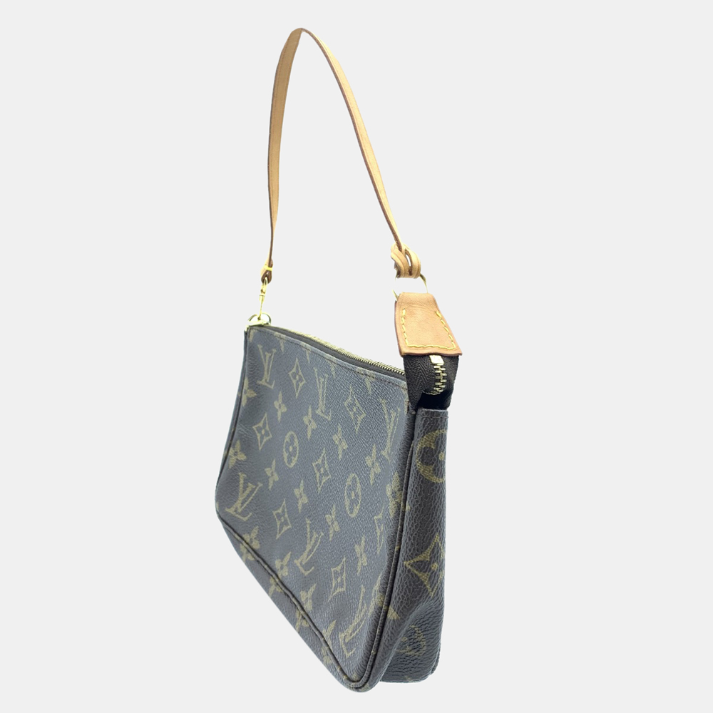 

Louis Vuitton Brown Monogram Canvas Pochette Accessoires Shoulder Bag