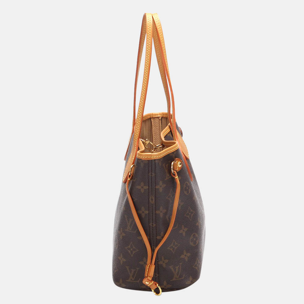 

Louis Vuitton Brown Monogram Canvas Neverfull PM Tote Bag
