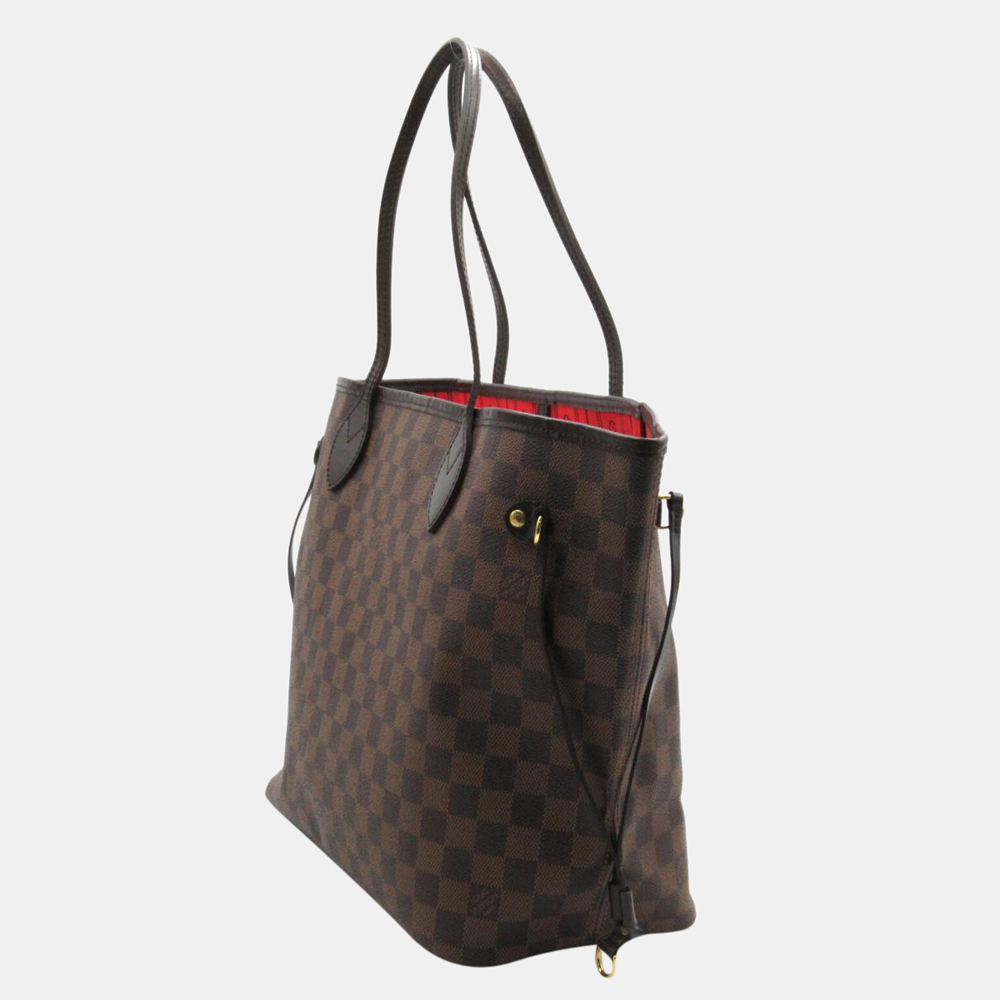 

Louis Vuitton Brown Damier Ebene Canvas Neverfull MM Tote Bag