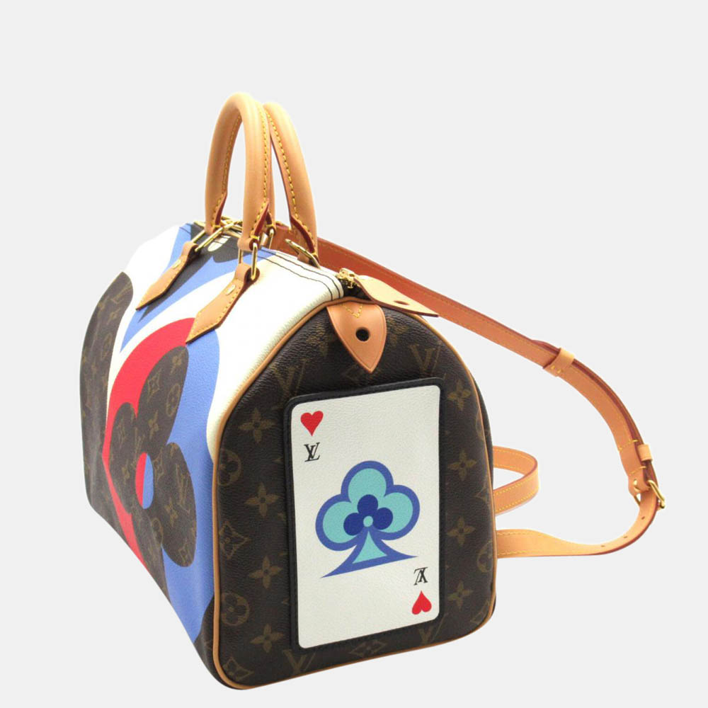 

Louis Vuitton Brown Monogram Canvas Game On Speedy 30 Bandouliere Satchel Bag