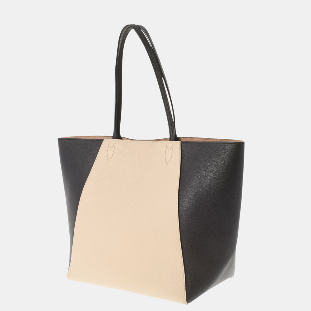 

Louis Vuitton Black Leather Lockme Cabas Tote Bag