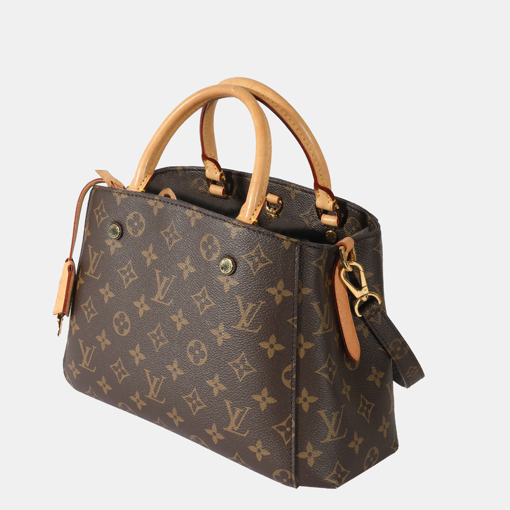 

Louis Vuitton Monogram Canvas Montaigne BB Bag, Brown