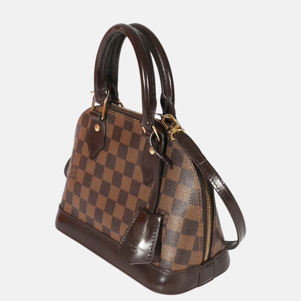 

Louis Vuitton Brown Damier Ebene Canvas Alma BB Bag