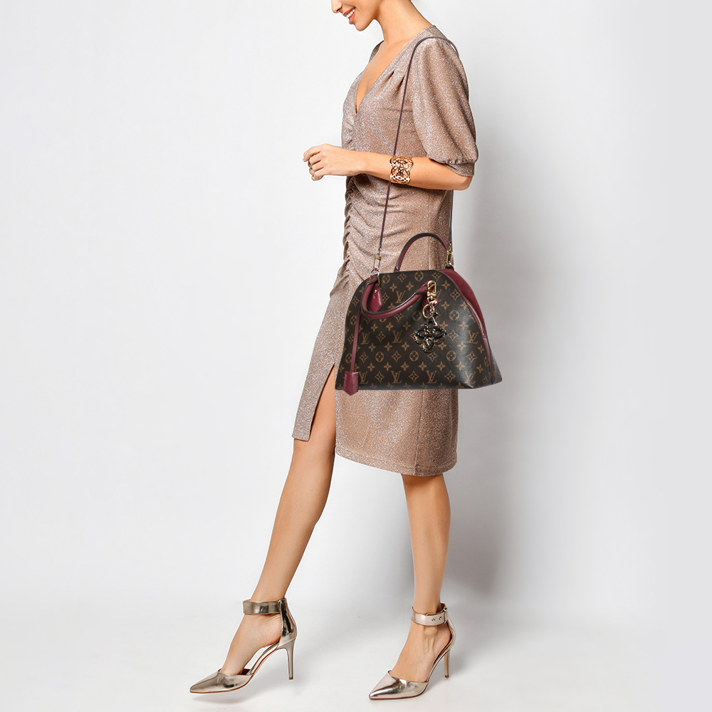 

Louis Vuitton Burgundy Monogram Canvas Alma B'N'B Bag