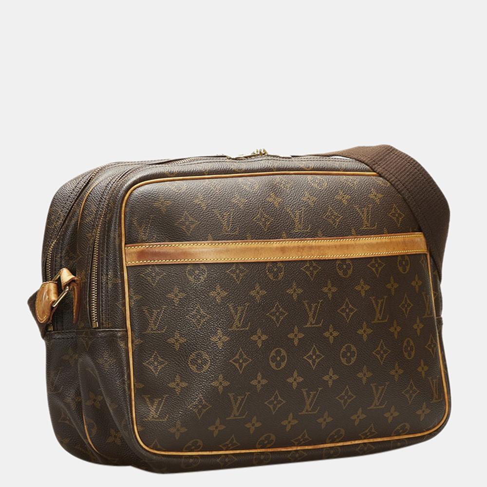 

Louis Vuitton Brown Monogram Reporter GM Bag