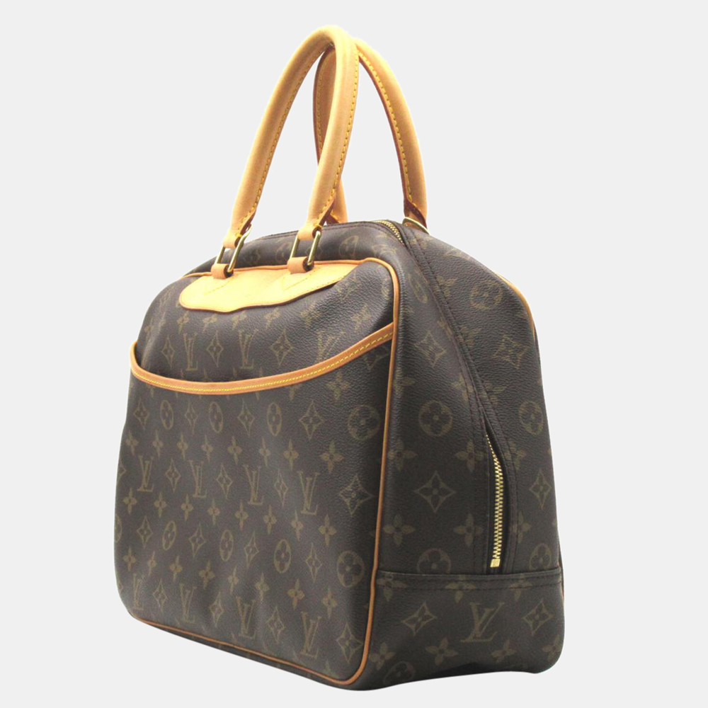 

Louis Vuitton Brown Monogram Canvas Deauville Bag