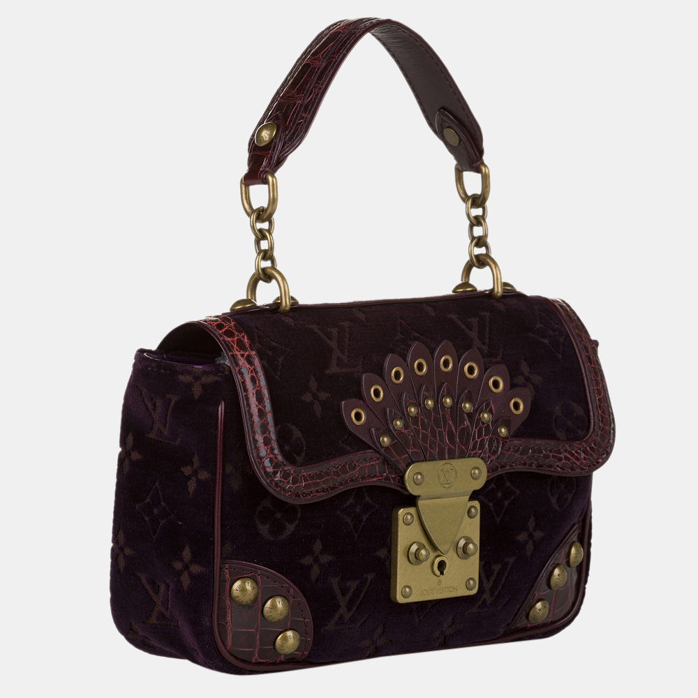 

Louis Vuitton Purple Monogram Velours Irvine