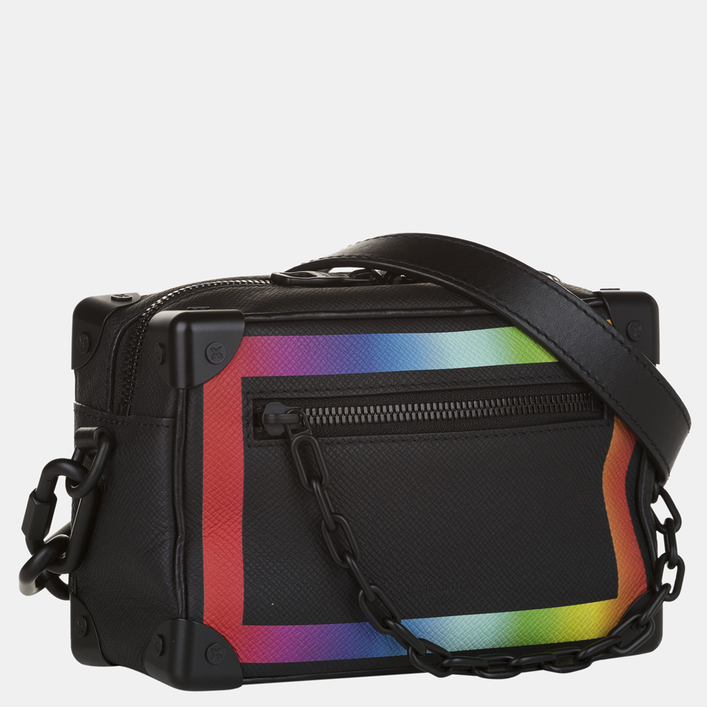 

Louis Vuitton Black/Multicolor Taiga Rainbow Soft Trunk