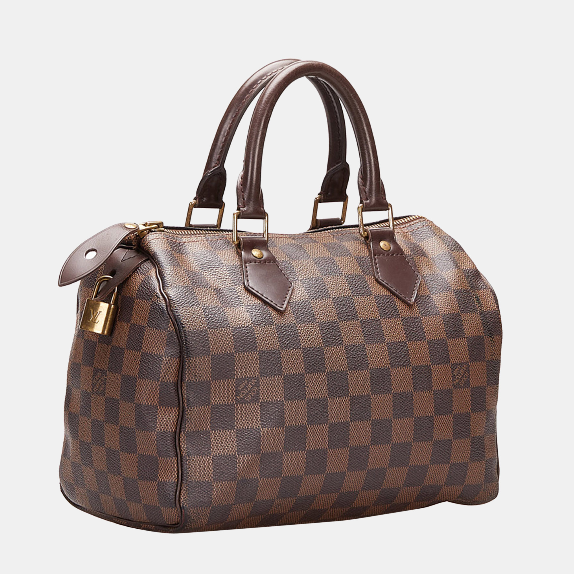 

Louis Vuitton Brown Damier Ebene Speedy 25