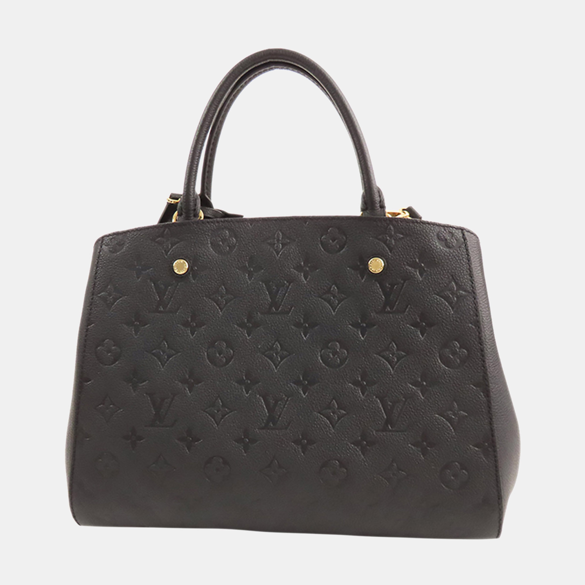 

Louis Vuitton Black Monogram Empreinte Montaigne MM