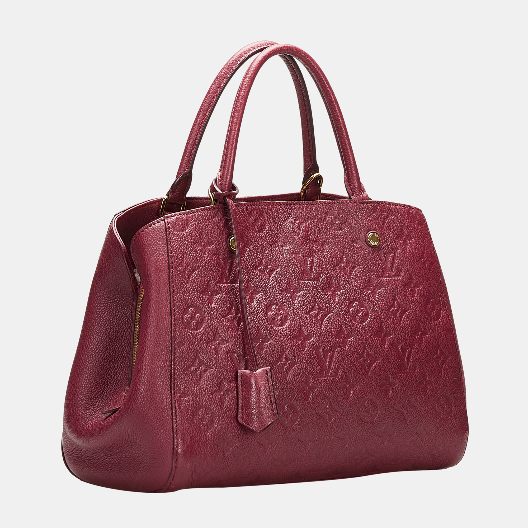 

Louis Vuitton Red Monogram Empreinte Montaigne MM